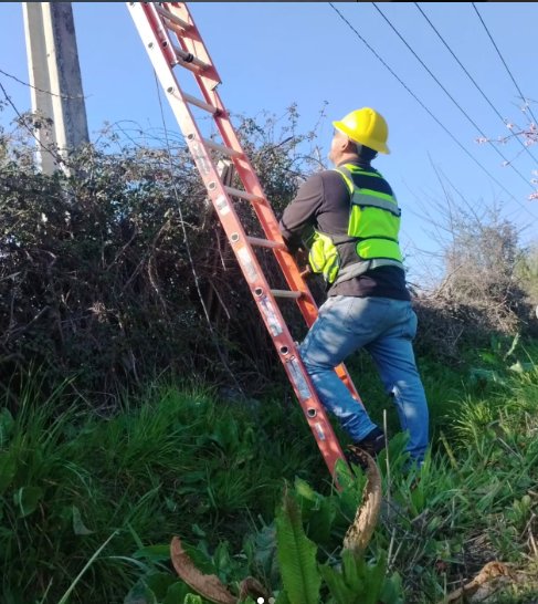 Instalación en terreno